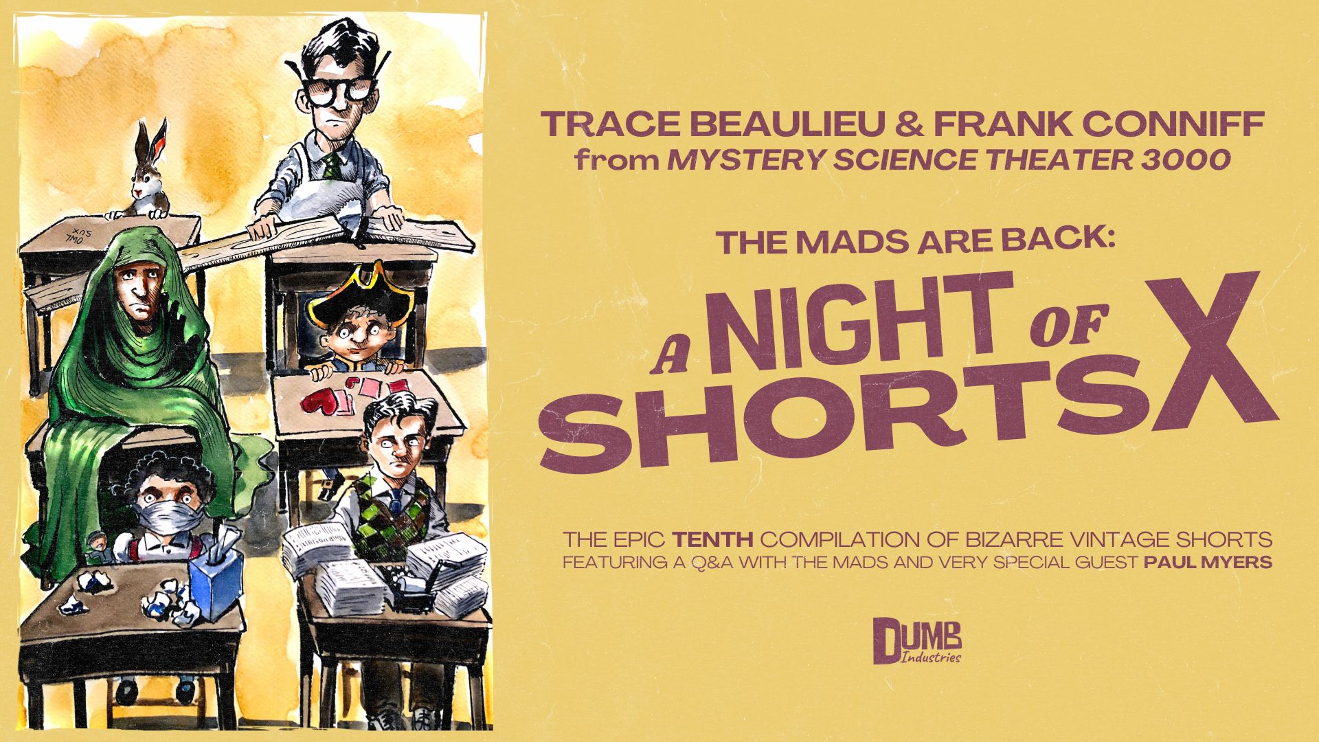 A Night of Shorts X – Livestream Screening – The Mads Are Back